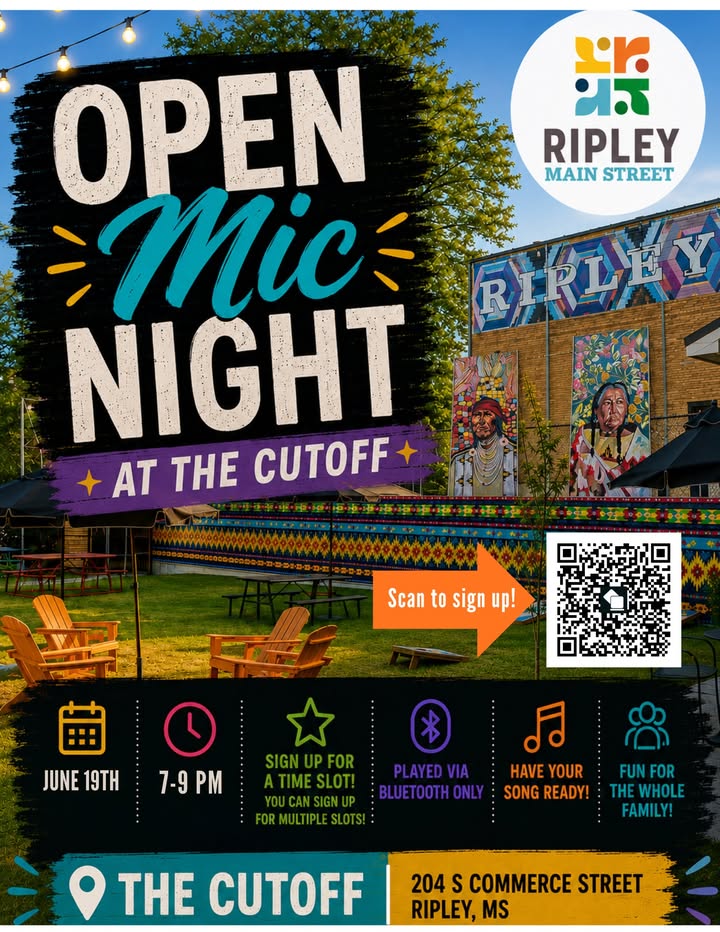 The Cut-Off Hosts Family-Friendly Open Mic Night This Thursday in Downtown Ripley