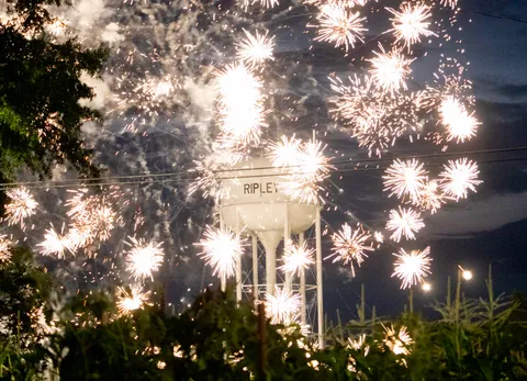Ripley's Night Sky Ablaze: Spectacular Fireworks Display Lights Up Community