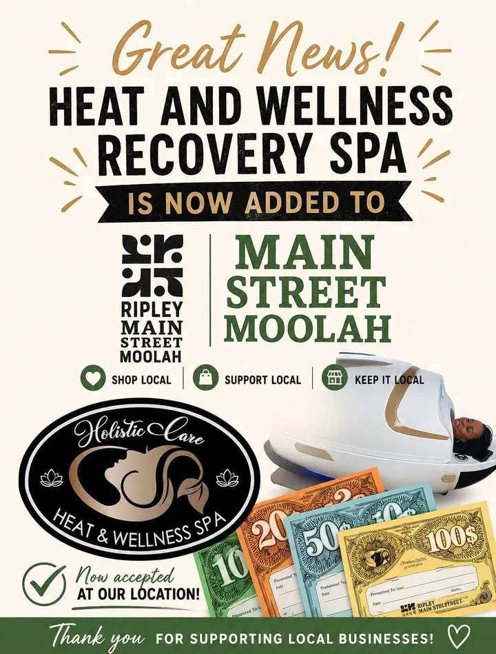Heat & Wellness Recovery Spa Joins Ripley's Main Street Moolah Program
