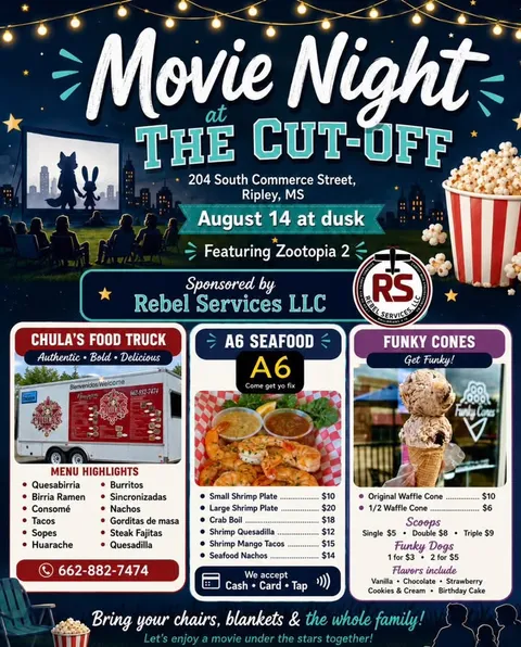 Zootopia 2 Under the Stars: The Cut-Off Hosts Family Movie Night with Food Trucks and Entertainment